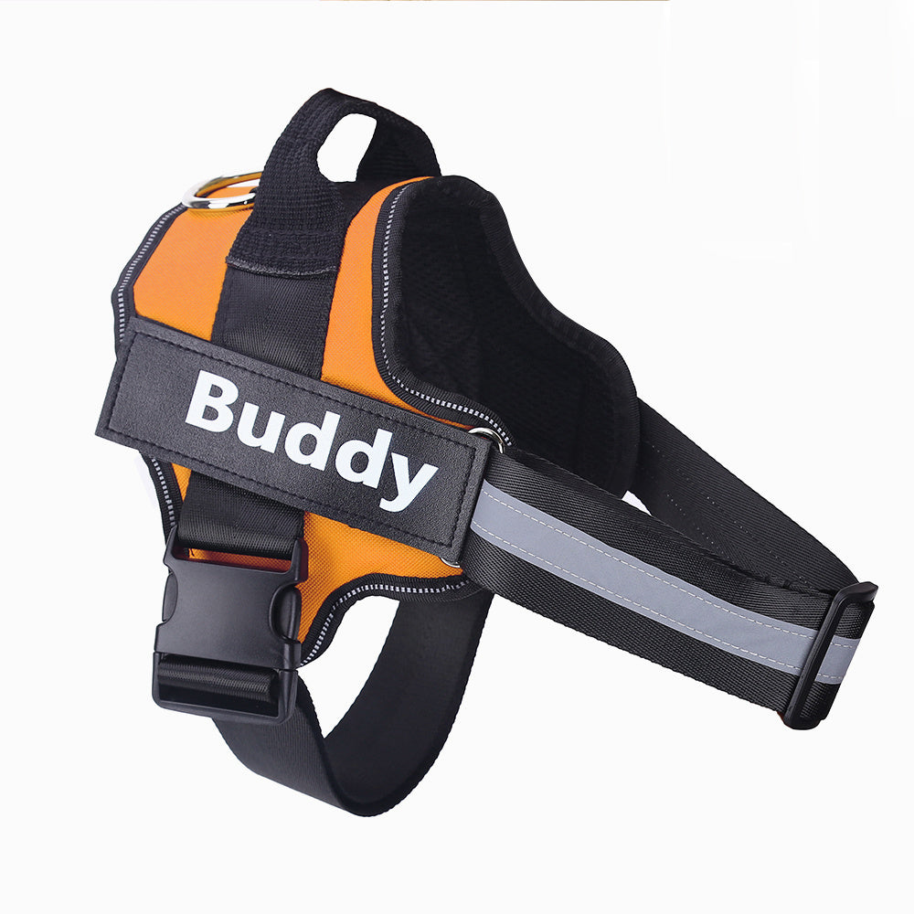 Breathable no-pull harness for safe dog walking