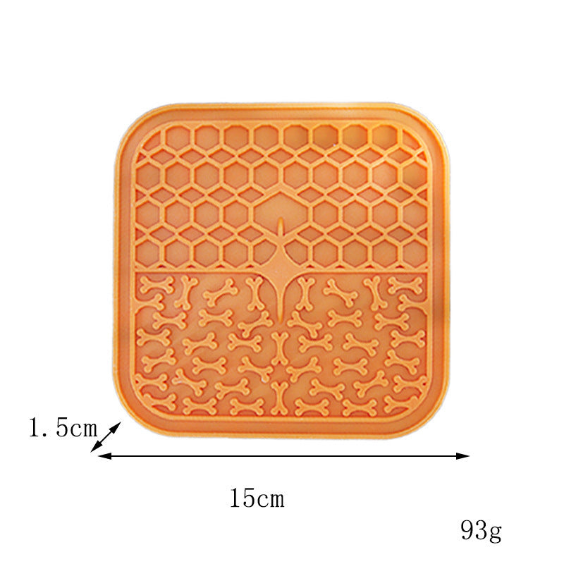 Dog Lick Mat for Anxiety Relief – Silicone Slow Feeder Pad for Pets