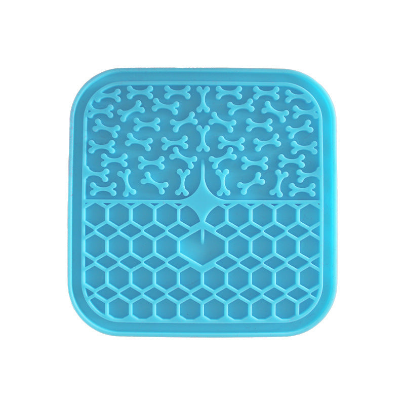Dog Lick Mat for Anxiety Relief – Silicone Slow Feeder Pad for Pets