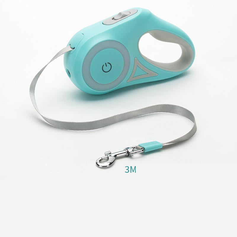Retractable Dog Leash | Automatic Pet Lead with LED Light for Small & Medium Dogs