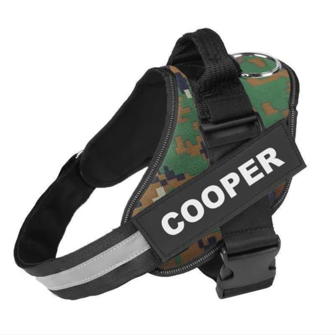 Sturdy no-pull dog vest with nylon handle for control