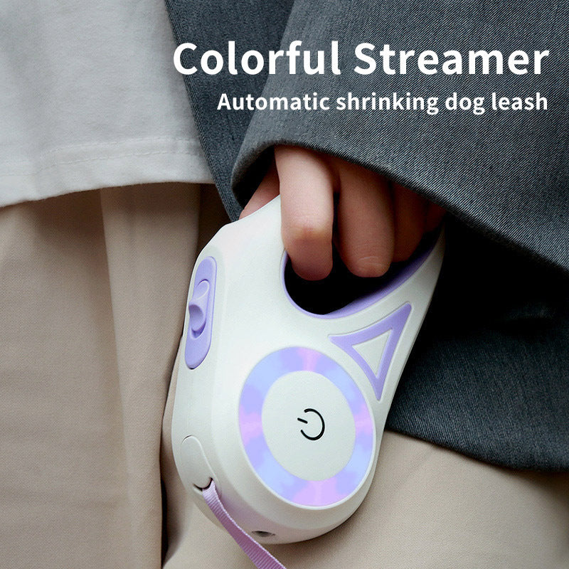 Retractable Dog Leash | Automatic Pet Lead with LED Light for Small & Medium Dogs