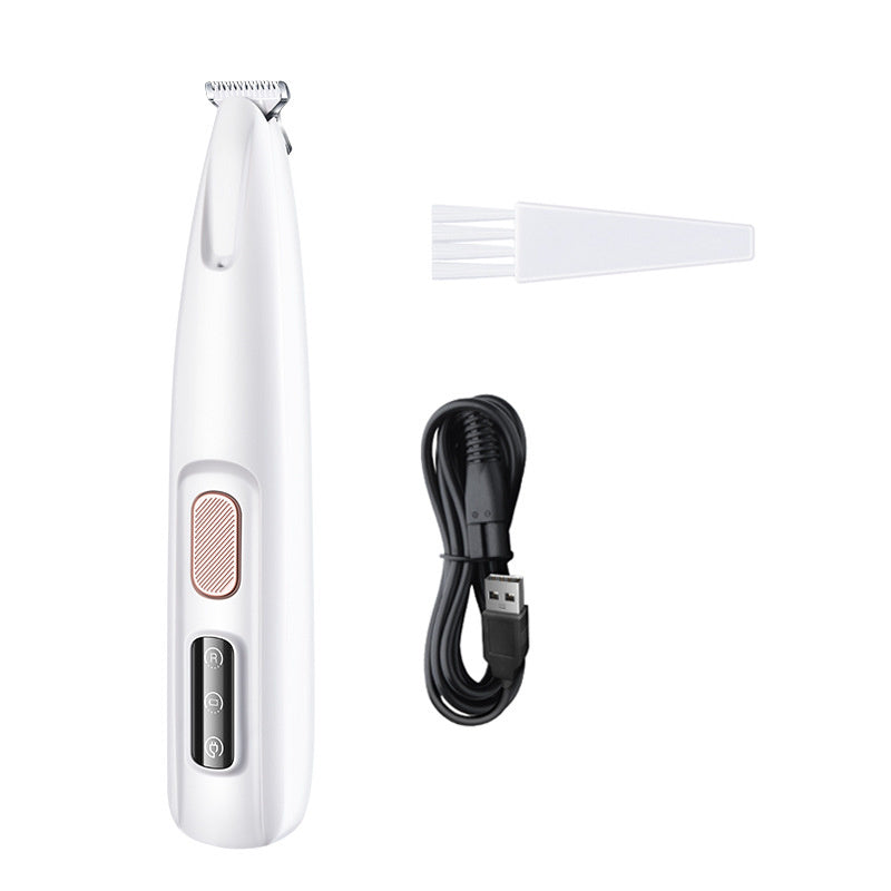 Pet Paw Trimmer with LED Display – Waterproof Dog & Cat Grooming Clipper