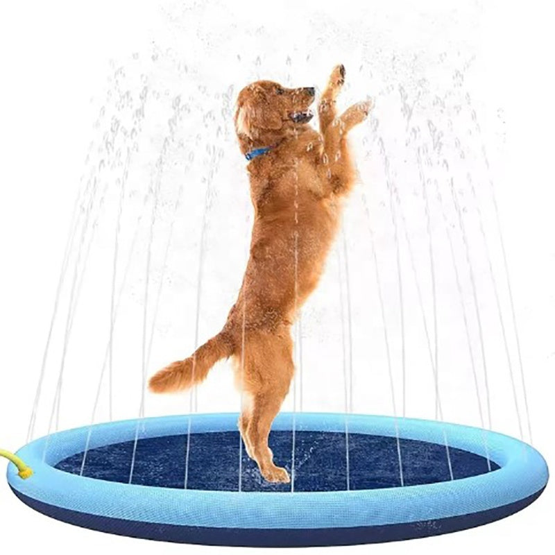 Dog Splash Pad – Outdoor Sprinkler Pool Mat for Dogs & Puppies