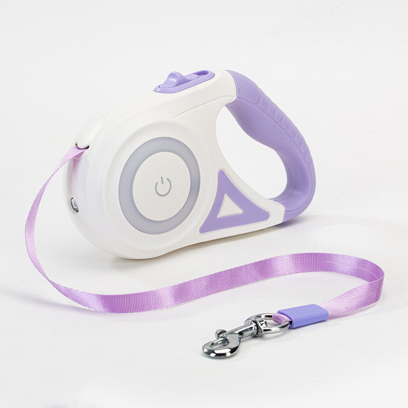 Retractable Dog Leash | Automatic Pet Lead with LED Light for Small & Medium Dogs