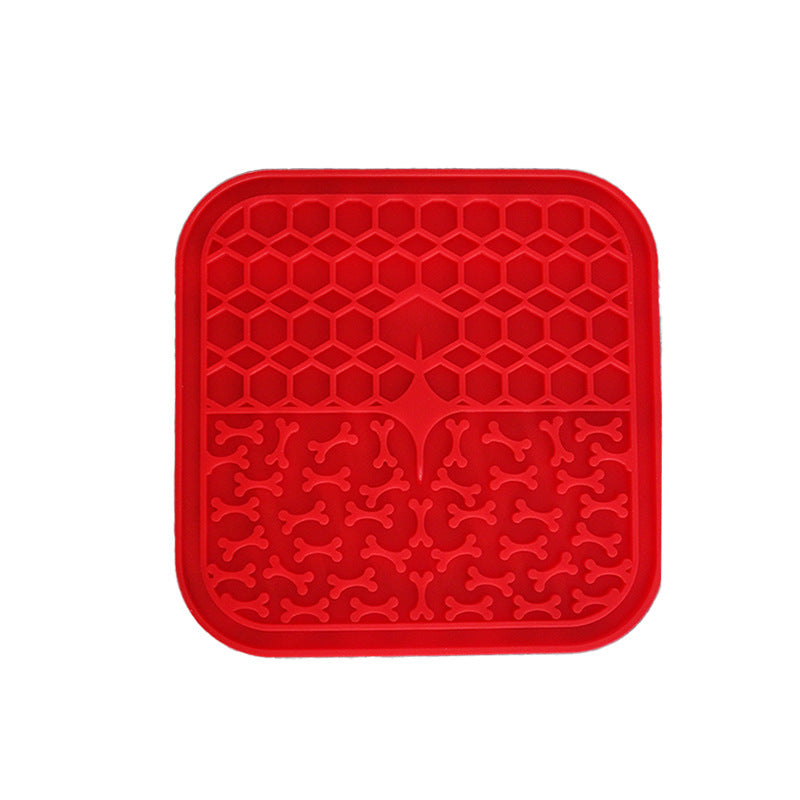 Dog Lick Mat for Anxiety Relief – Silicone Slow Feeder Pad for Pets