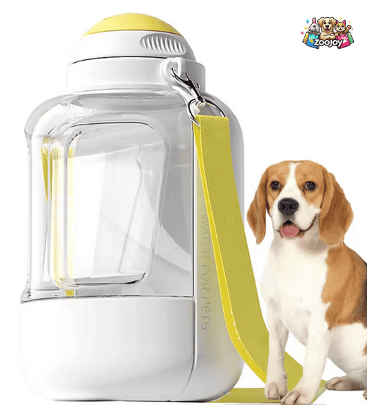 2-in-1 Dog Water Bottle & Food Bowl