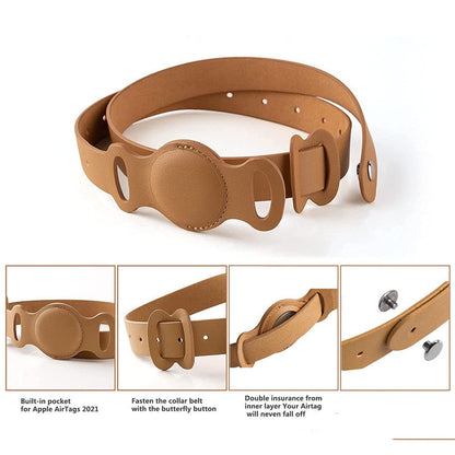 AirTag Pet Collar – Anti-Loss GPS Tracker for Dogs & Cats
