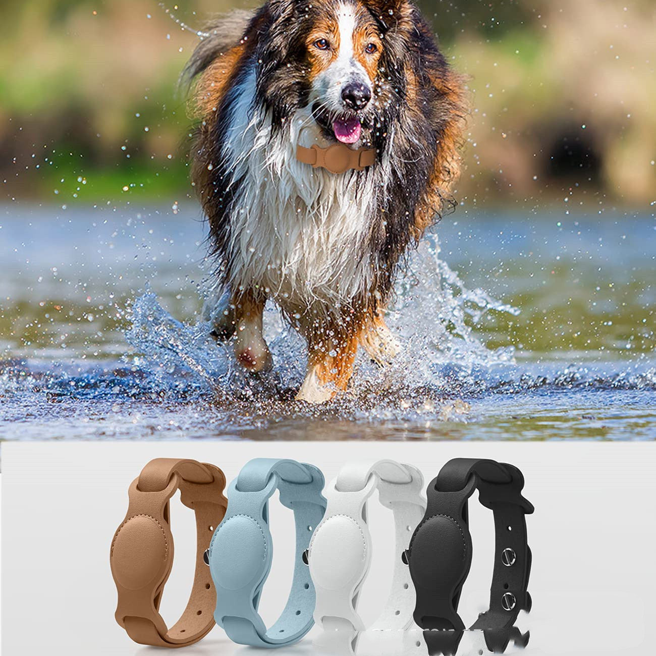AirTag Pet Collar – Anti-Loss GPS Tracker for Dogs & Cats