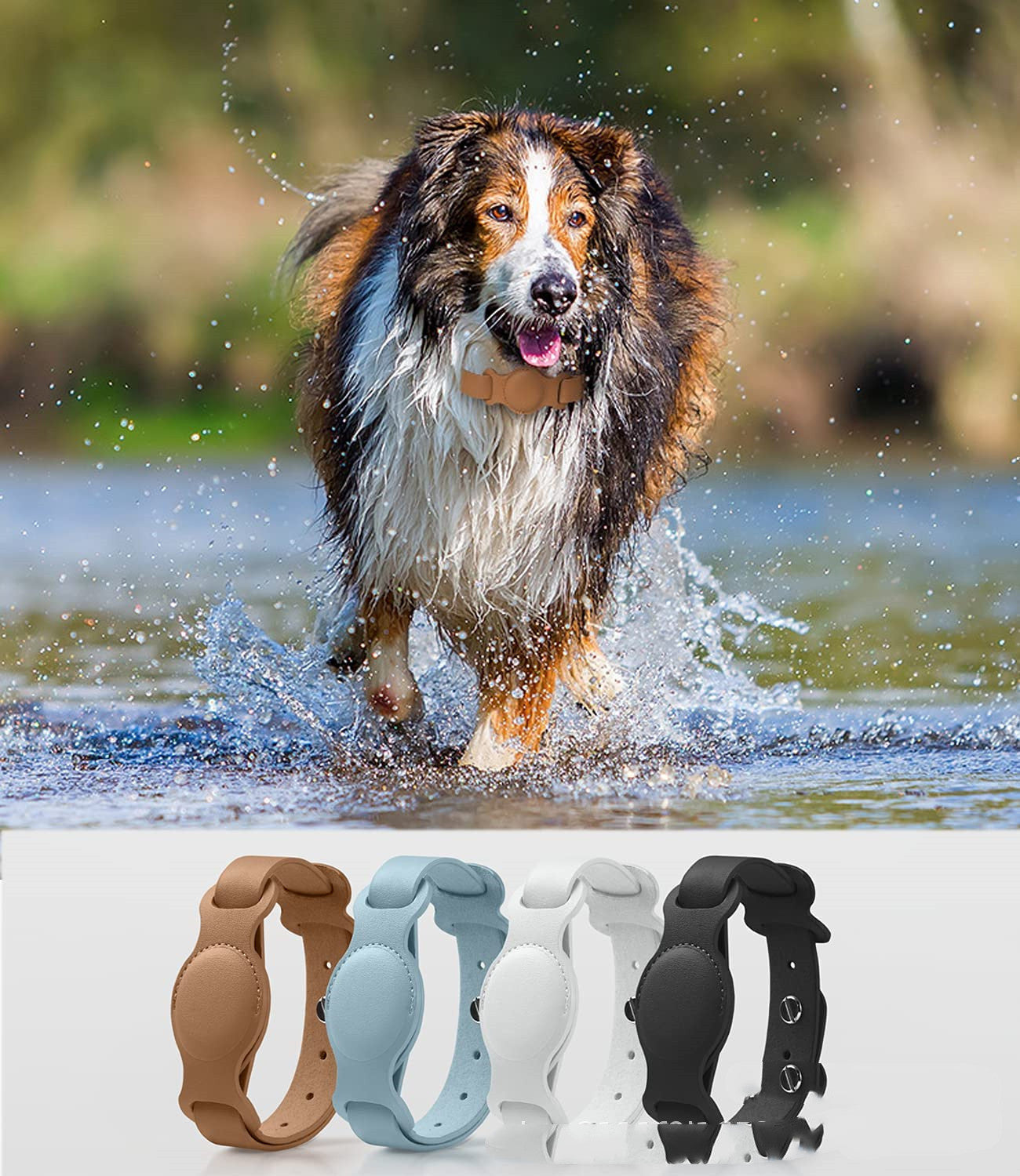 AirTag Pet Collar – Anti-Loss GPS Tracker for Dogs & Cats