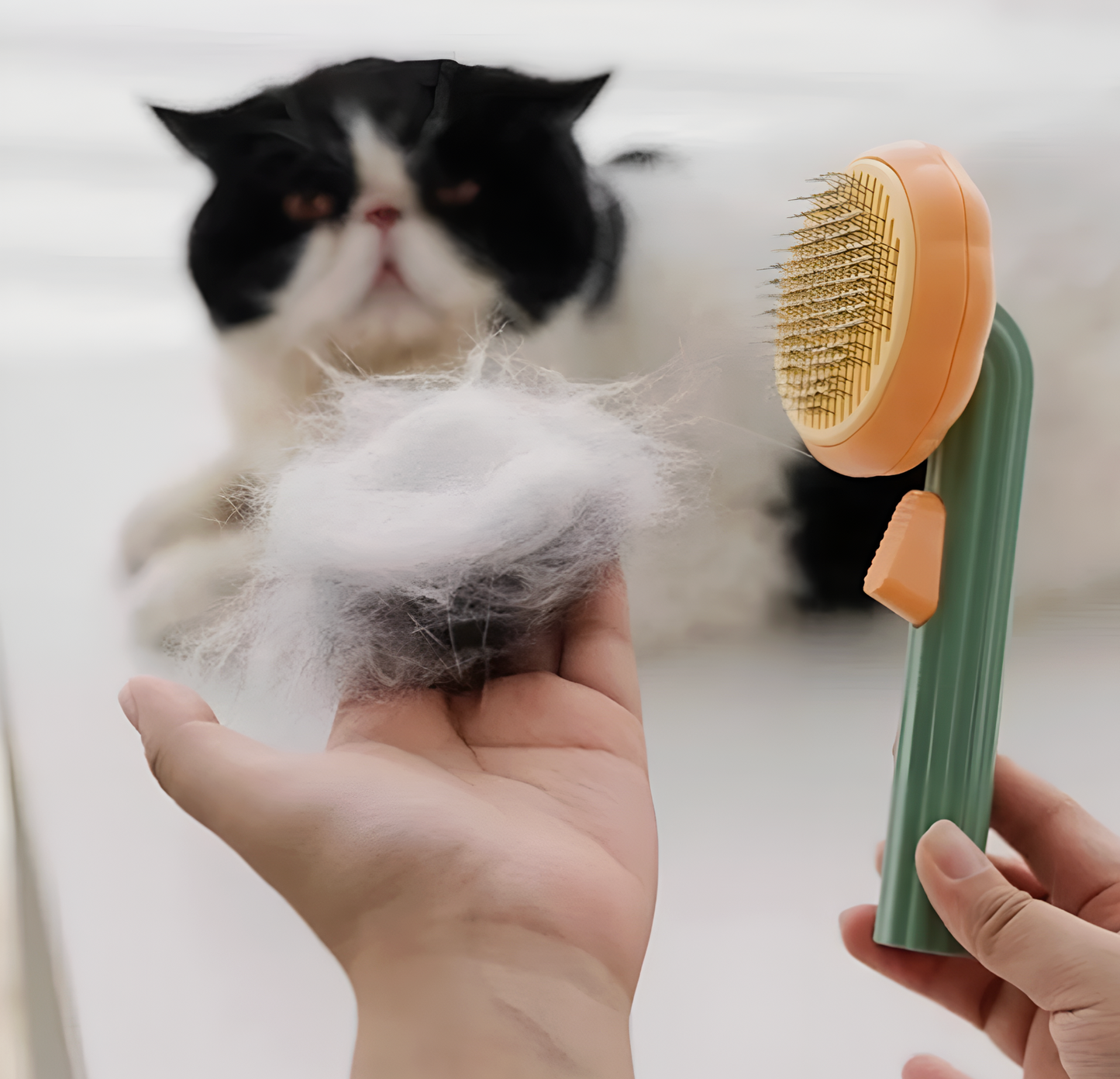 Self-Cleaning Pet Brush