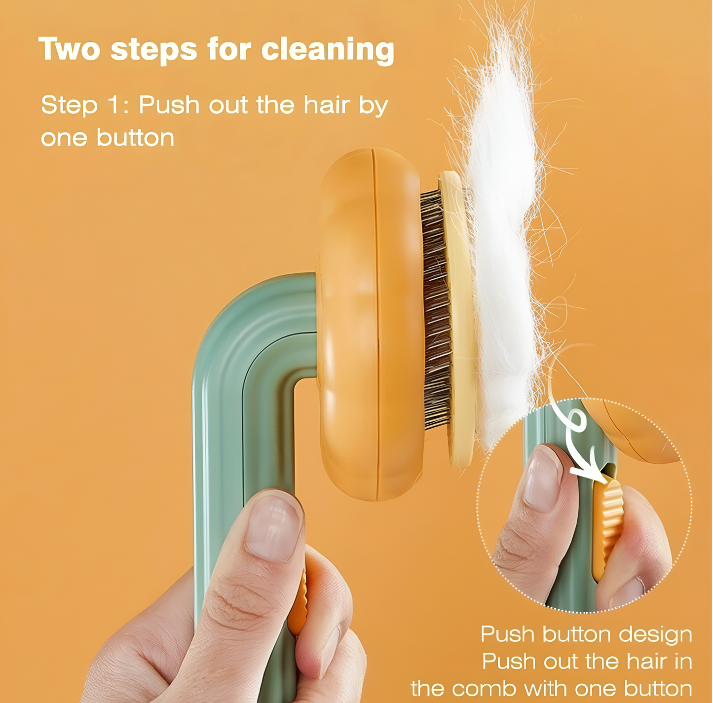 Self-Cleaning Pet Brush