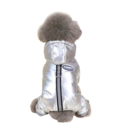 Gepolsterter Winter-Onesie für Welpen – wasserdichte Kleidung für kleine Hunde, warme Jacke für Shih Tzu, Chihuahua und Yorkie